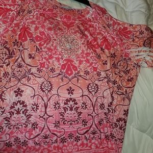 Catherine's 4X Cold Shoulder Shirt